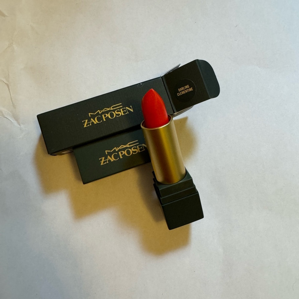 MAC cosmetics LE Zac Posen lipstick in Darling Clementine